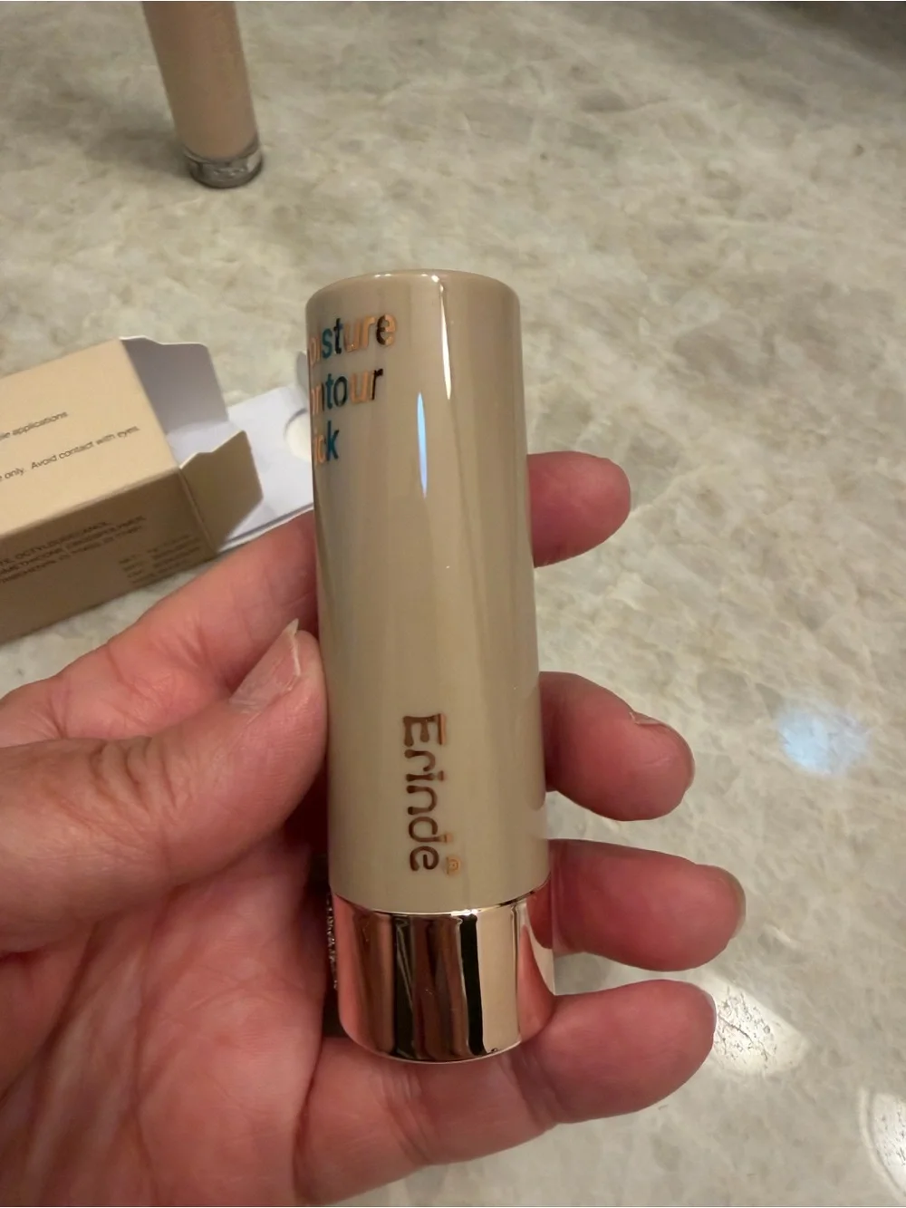 Laura Gellar and Erinde concealer and contour stick bundle 98% full